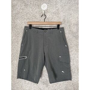 $110 Tommy Bahama Men's, Cayman‎ Isles Cargo 10" Shorts, Coal , 30